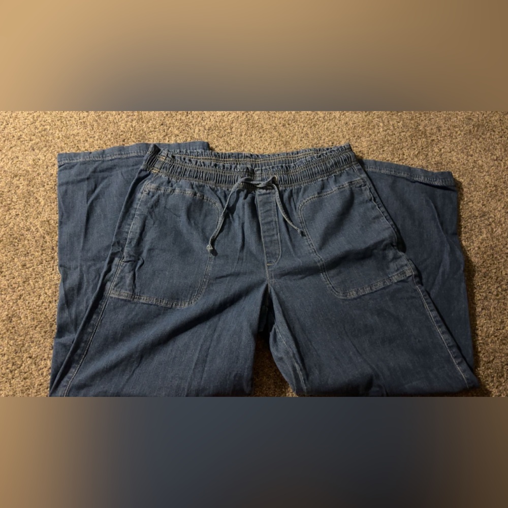 American Eagle Outfitters Dark Blue Relaxed Jeans